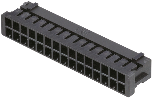 Hirose, DF11 Female Connector Housing, 2mm Pitch, 30 Way, 2 Row