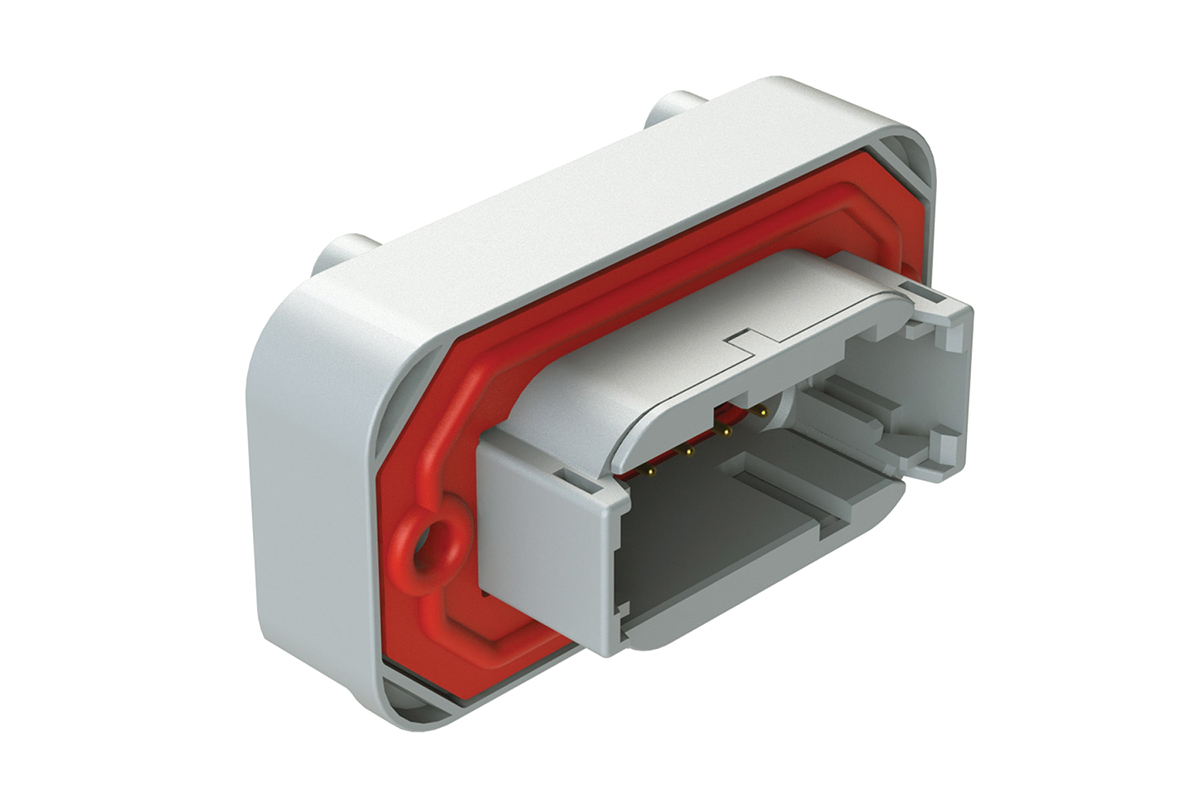Amphenol Industrial, AT Automotive Connector Plug Grey Flange Mount 12 Way ATM13-12PA-BM01