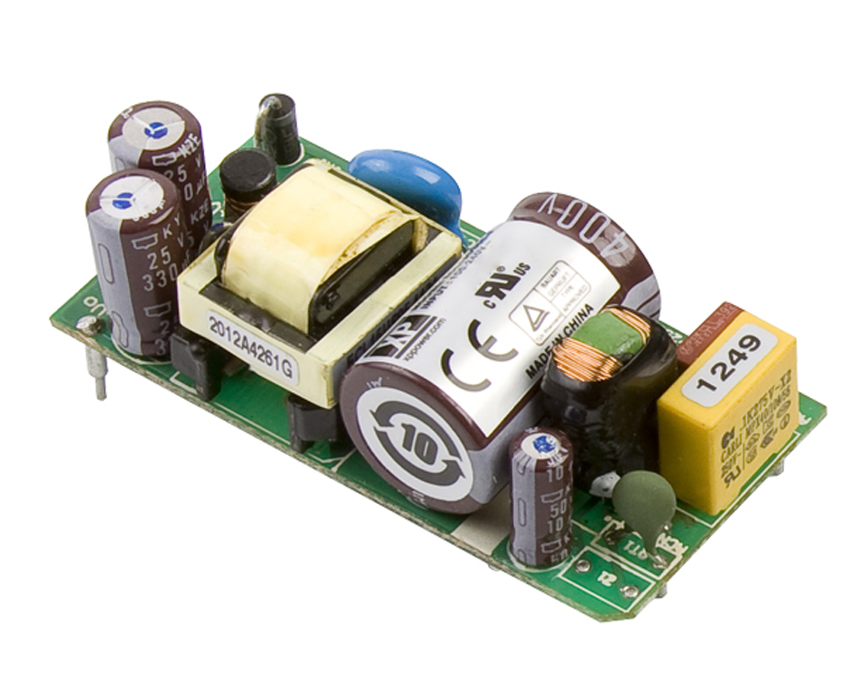 XP Power Switching Power Supply, ECL15US05-P, 5V dc, 3A, 15W, 1 Output, 120 → 370 V dc, 85 → 264 V ac