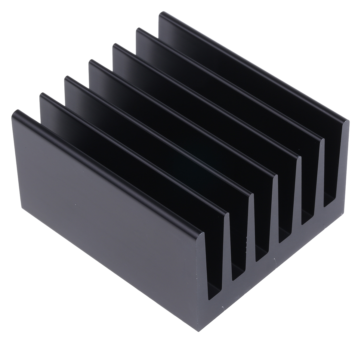 Fischer Elektronik Heatsink, Universal Rectangular Alu, 1.9K/W, 75 x 66 x 40mm