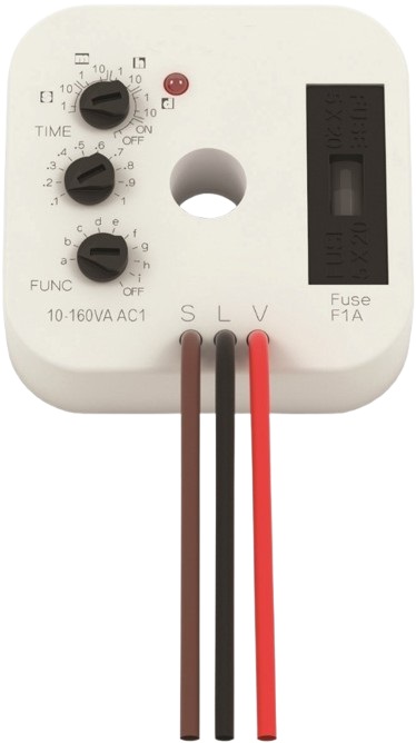 RS PRO Timer Relay, 230V ac, 1-Contact, 0.1 s → 10days, Triac