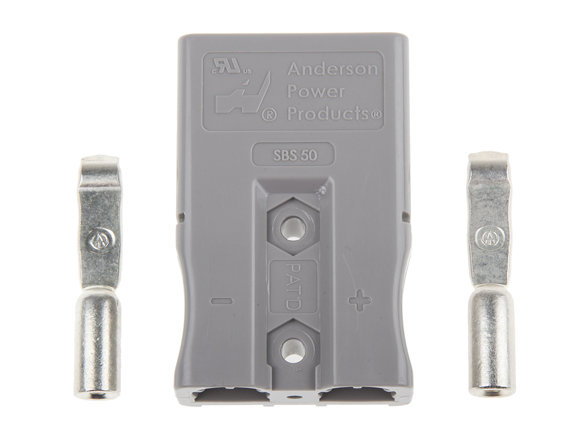 Anderson Power Products, SBS Series Male 2 Way Battery Connector, 110A, 600 V