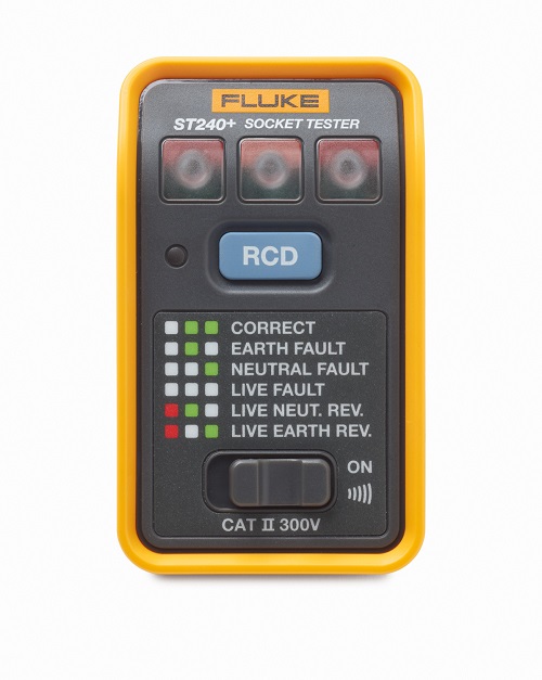 Fluke Mains Socket Tester 4mA 230V ac CAT ll 300V
