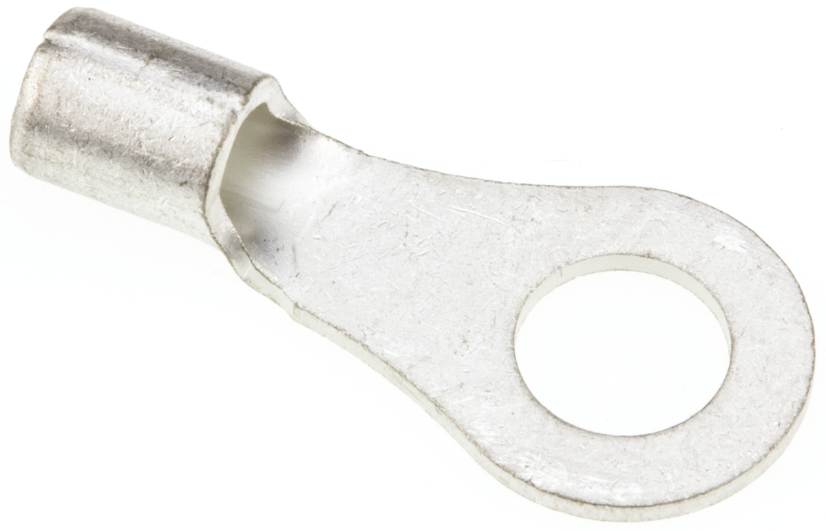 JST, R Uninsulated Ring Terminal, 6mm Stud Size, 2.6mm² to 6.6mm² Wire Size