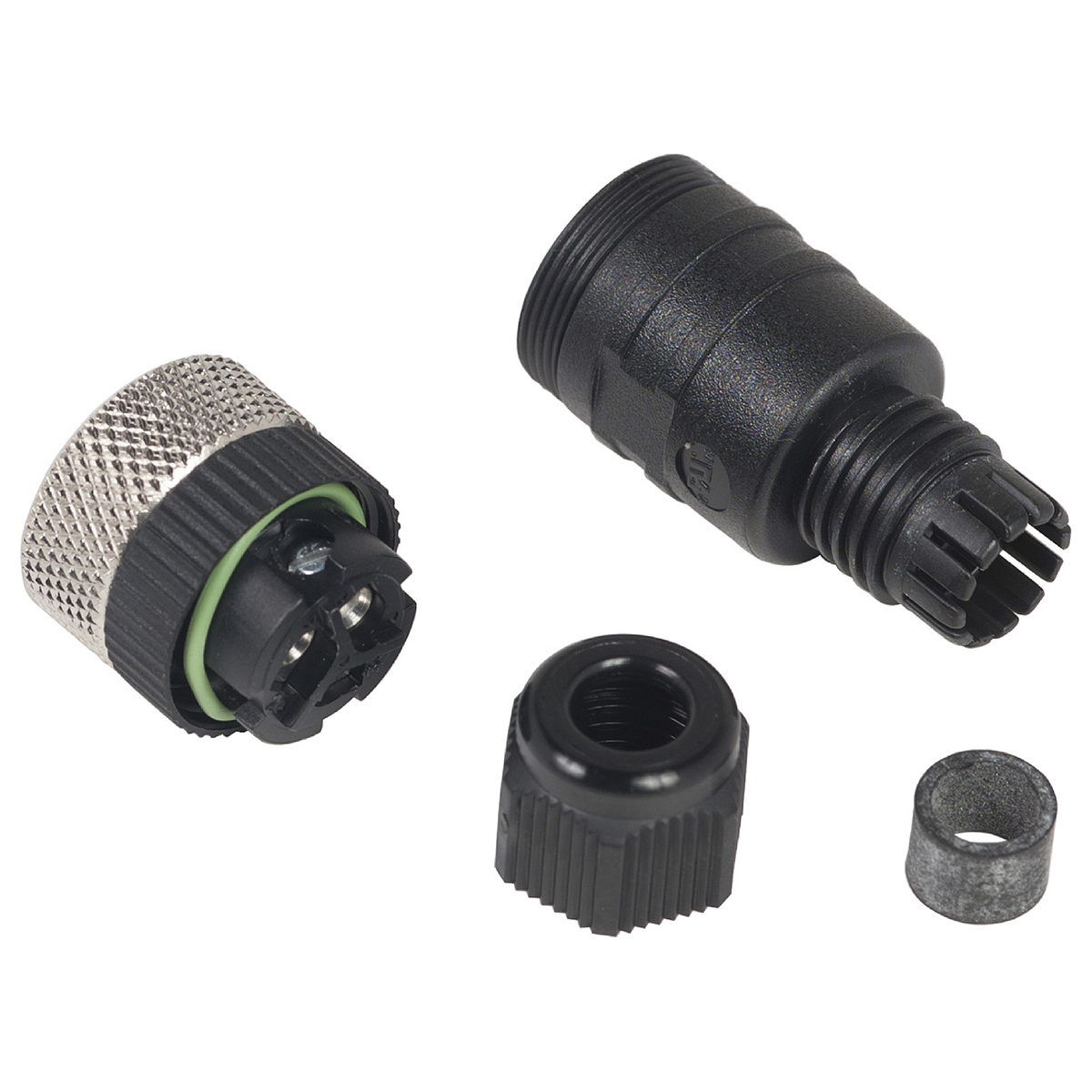 Telemecanique Sensors Circular Connector, 3 Contacts, Cable, Standard Connector, Socket, Female, IP67, XZCC Series