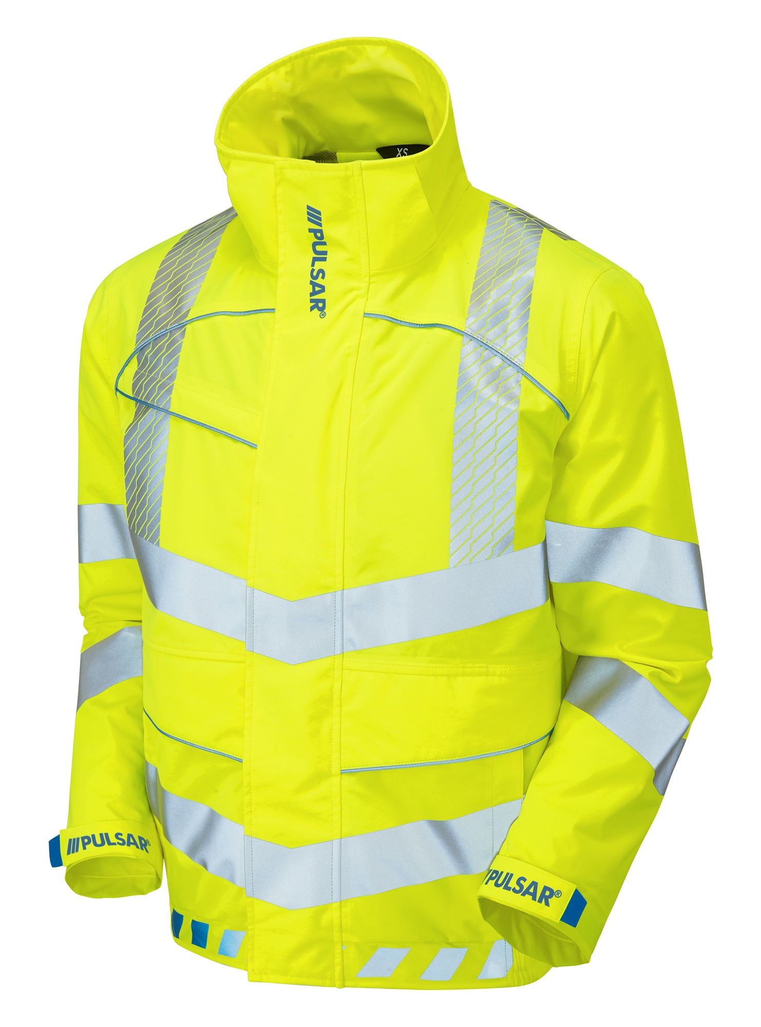 PULSAR EVO103 Yellow Unisex Hi Vis Bomber Jacket, XXL