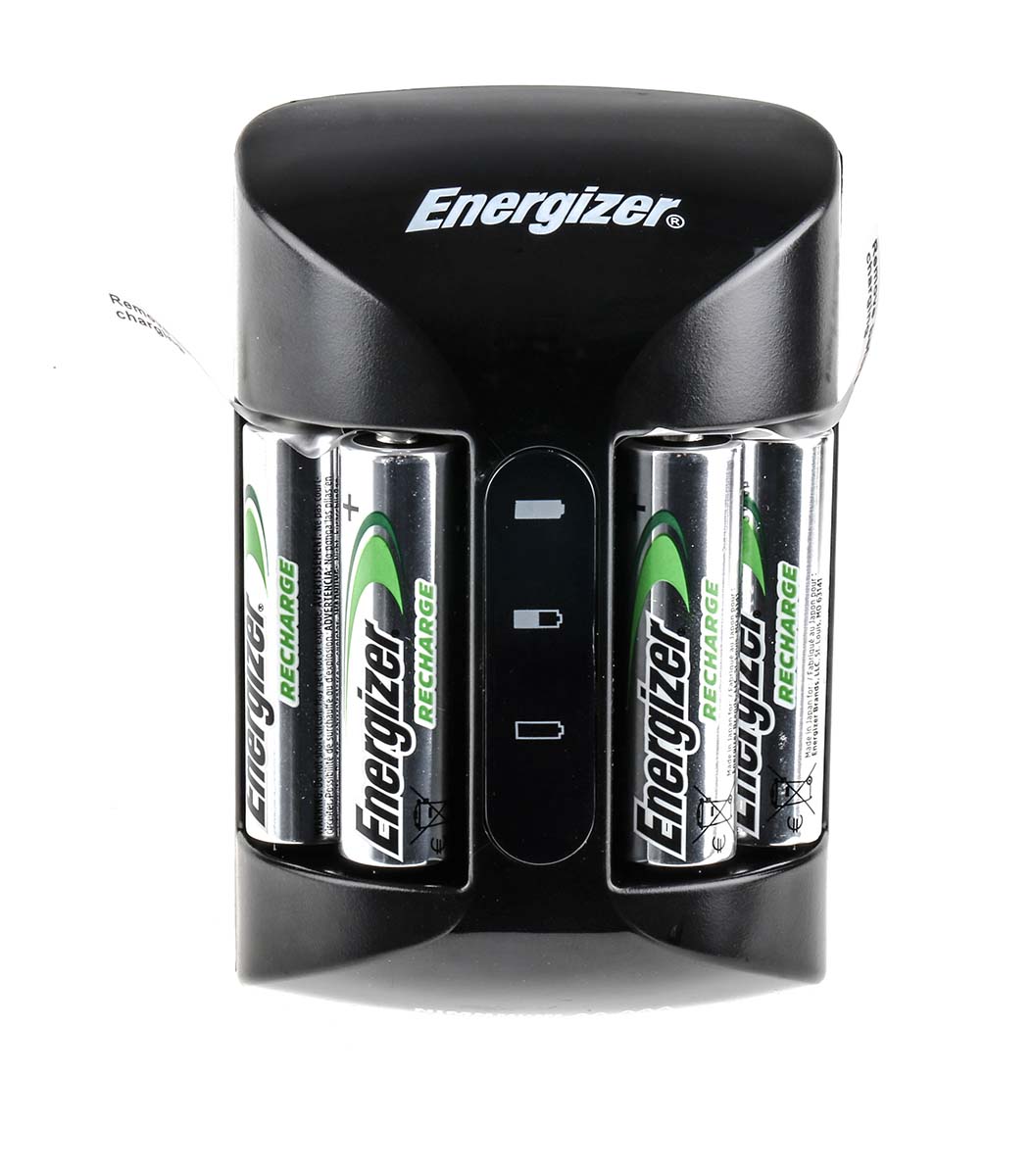 Energizer Recharge® Pro Charger Battery Charger For NiMH AA, AAA with EU plug, Batteries Included