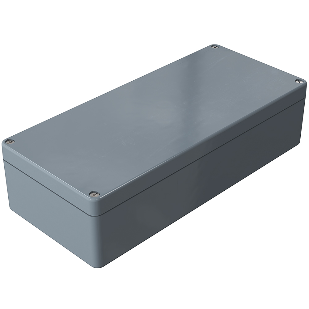 Rose Polyester Standard Series Grey Glass Fibre Reinforced Polyester Enclosure, IP66, IK08, Grey Lid, 360 x 160 x 91mm