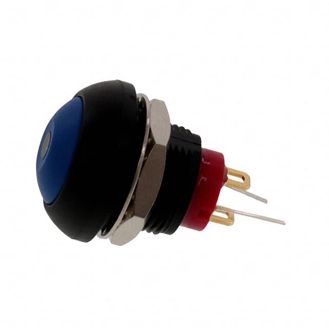 TE Connectivity PB6 Series Illuminated Push Button Switch, (On)-Off, Panel Mount, SPST - NO, Green LED, 50 V dc, 125V