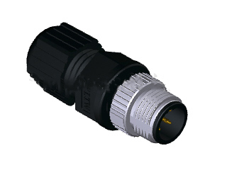 Amphenol Industrial Circular Connector, 5 Contacts, Cable, M12 Connector, Plug, Male, IP68, M Series