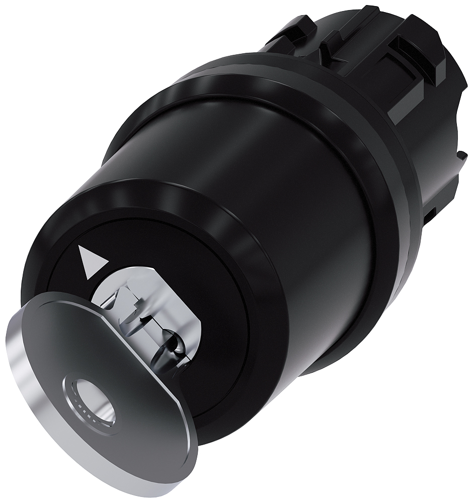 Siemens SIRIUS ACT 3SU10 2-position Key Switch Head, Latching, 22mm Cutout