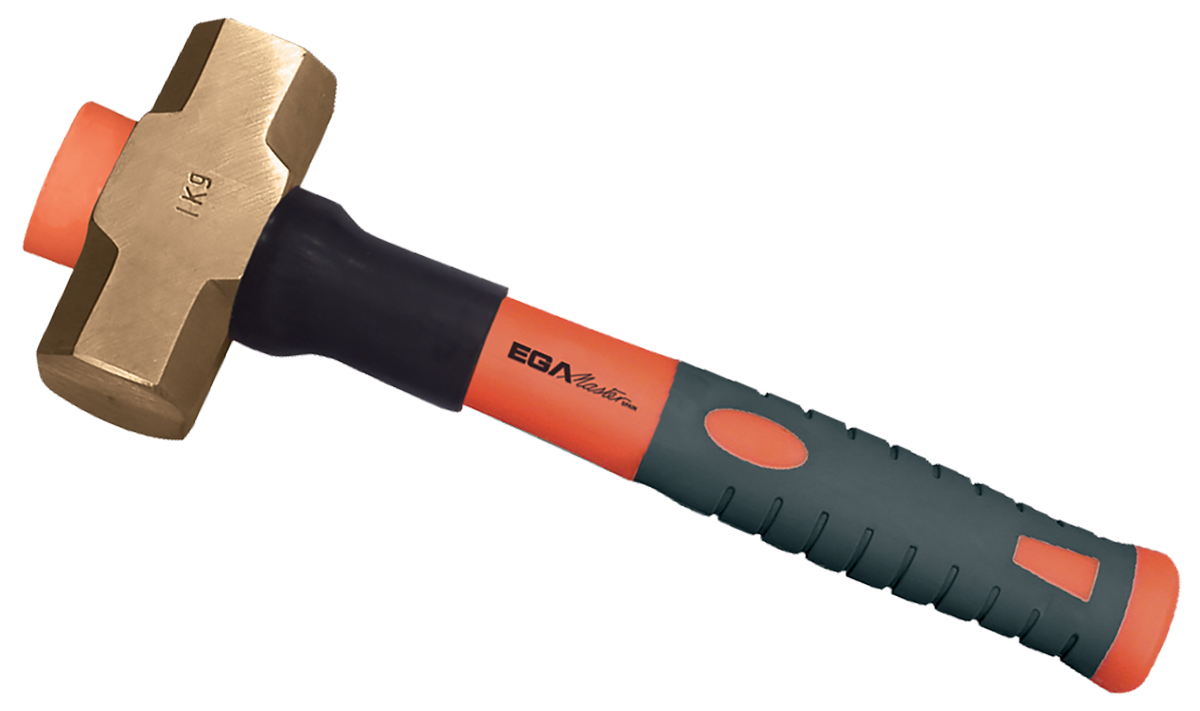 Ega-Master Beryllium Copper Sledgehammer with Fibreglass Handle, 3kg