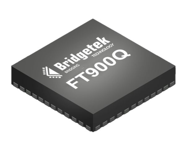 Bridgetek FT900Q-C-T, 32 bit FT32, FT900 Microcontroller, 100 MHz, 256kB FLASH, 100-Pin QFN