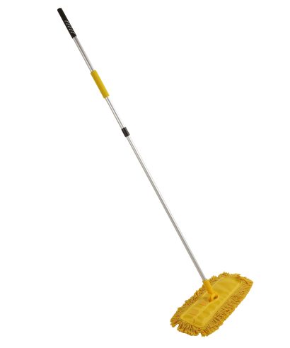 Bulldozer 165cm Black, Yellow Microfibre Sweeper