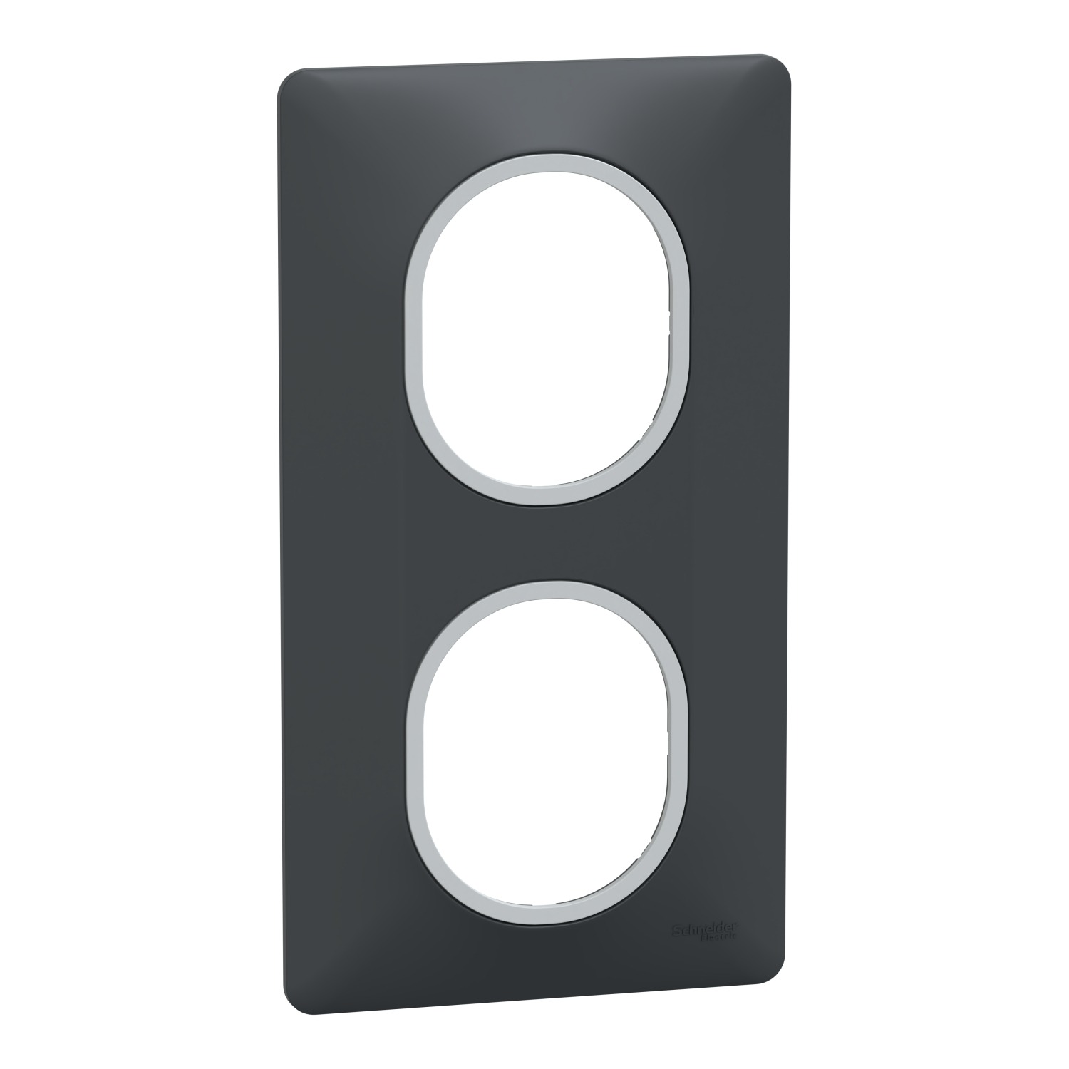Anthracite 2 Gang Light Switch Cover