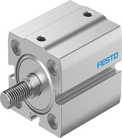 Festo Pneumatic Compact Cylinder - 8092091 25 mm Bore, 20 mm ADN-S-25-20-A-P Series, Double Acting Acting