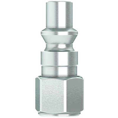 CEJN Zinc Plated Steel Female Pneumatic Quick Connect Coupling, G 3/8 Female Thread