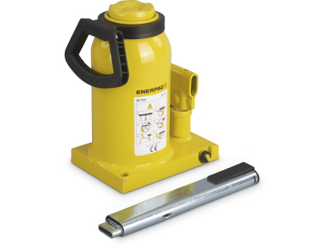 Enerpac Bottle Jack, 20t Maximum Load, 234mm - 459mm Maximum Range