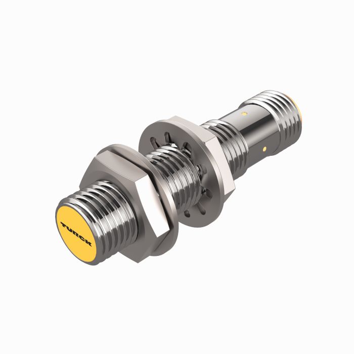 Turck Inductive Threaded Barrel Proximity Sensor, M12, 3 mm Detection, PNP NO, 10 → 30 V dc