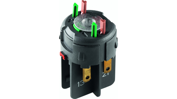 RAFI RAFIX 16 Series Contact Block for Use with Plug In Distributor, 250V ac, 1NO, SPST