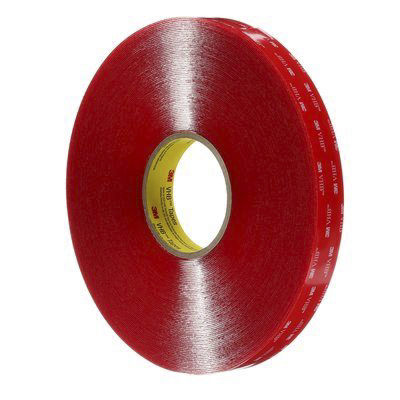3M 4910F, VHB™ Clear Foam Tape, 25.0mm x 33.0m, 1.0mm Thick