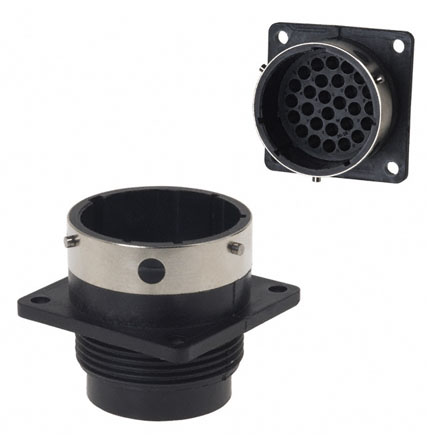 Souriau Sunbank by Eaton Circular Connector, 28 Contacts, Flange, Standard Connector, Plug, Male, IP65, UTG Series