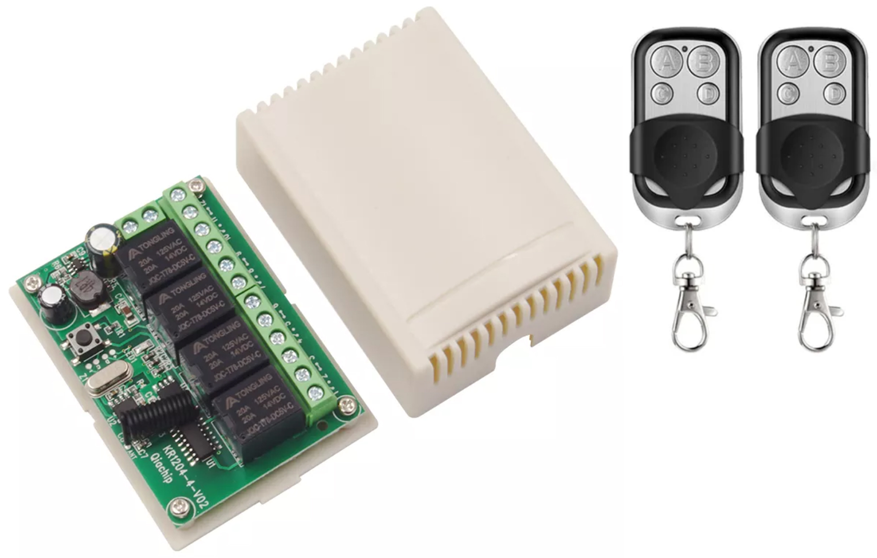 Seeit REM01-4CH-6-24V Relay Control Card Module 433MHz REM01-4CH-6-24V