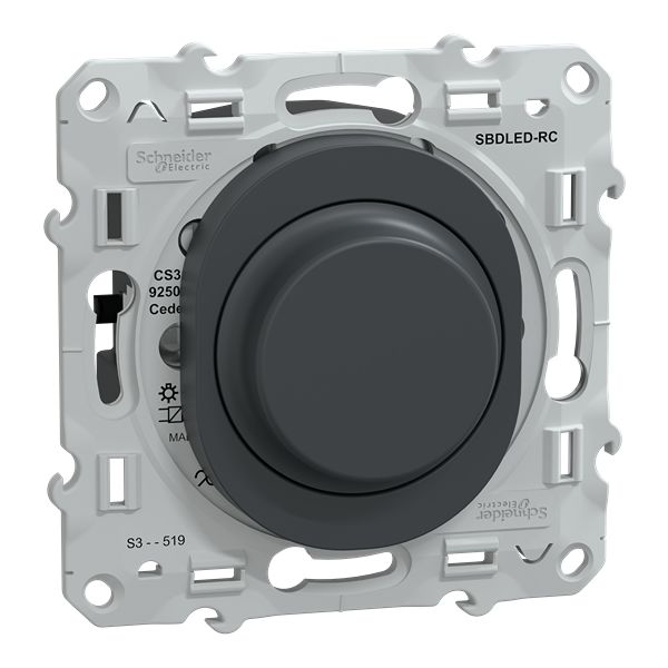 Schneider Electric 1 Way 1 Gang Push Button Dimmer Switch, 250V, 0.4W