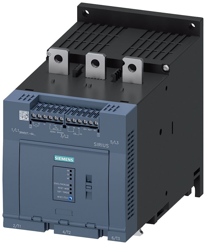Siemens SIRIUS 3RW Soft Starter, , 250 kW, 200 → 480 V ac, 3 Phase
