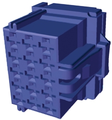 TE Connectivity, AMP MCP 2.8 Automotive Connector Socket Blue 15 Way 6-968973-1