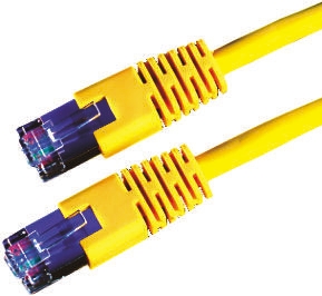 Roline, 10m Cat6, Yellow RJ45 to Male RJ45 Male, S/FTP Shielded, Terminated PVC Sheath