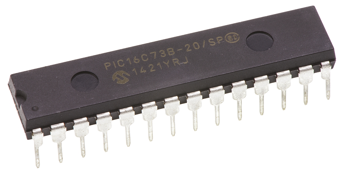 Microchip PIC16C73B-20/SP, 8 bit PIC, PIC16C73B Microcontroller, 20 MHz, 7kB EPROM, 28-Pin SPDIP
