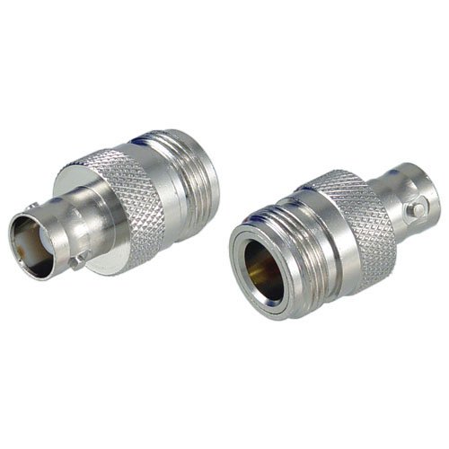 L-Com Straight Coaxial Adapter BNC Socket to N Socket 1GHz