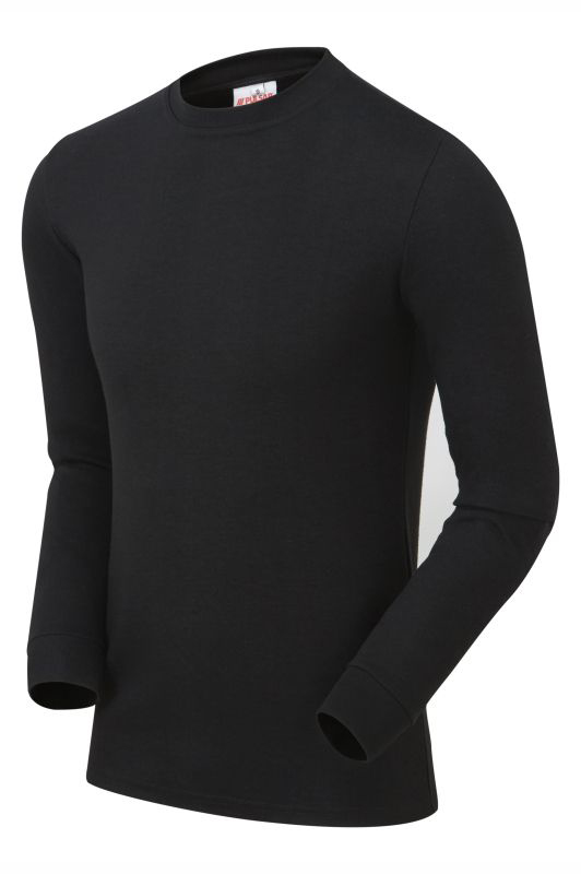 PULSAR Black Cotton, Modacrylic Thermal Shirt, XXL