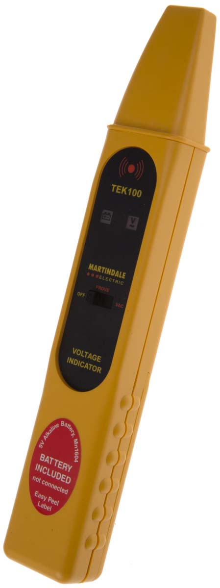 Martindale TEK 100 Non Contact Voltage Detector, 100V ac to 600V ac