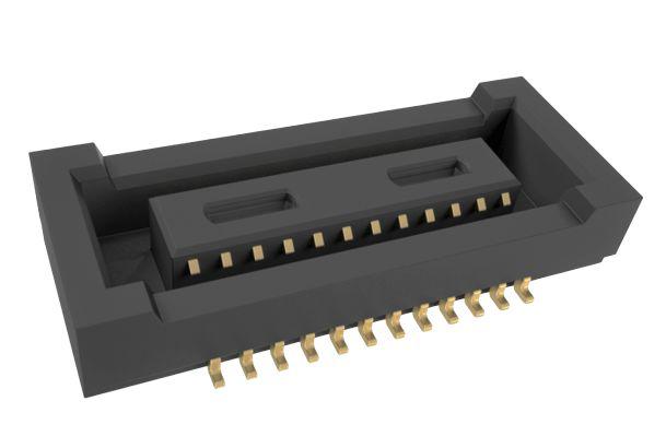 Amphenol Communications Solutions BergStak Series PCB Mount PCB Connector, 24-Contact, 2-Row, 0.4mm Pitch, Pin