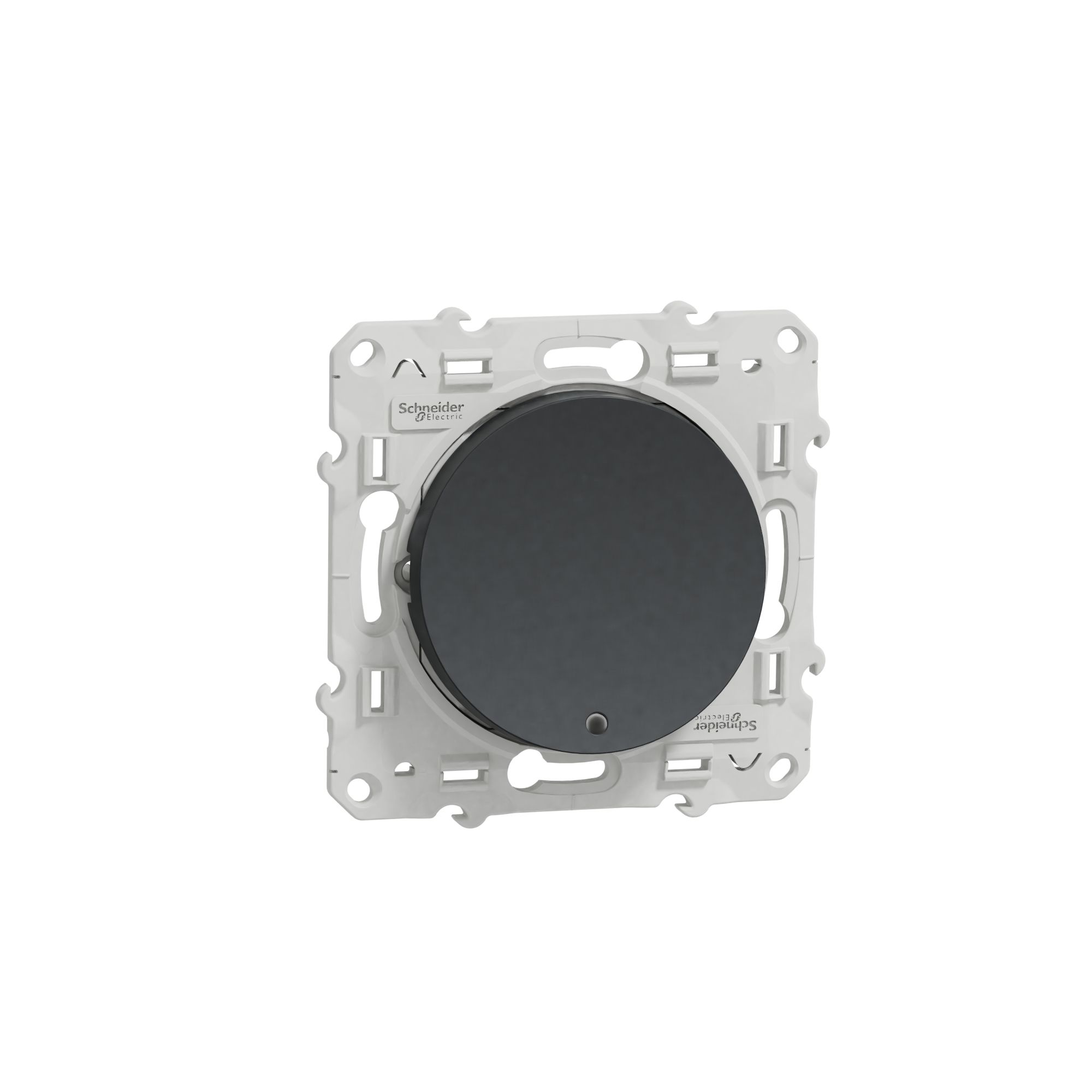 Schneider Electric Anthracite Rocker Switch, 2 Way, 1 Gang, Odace