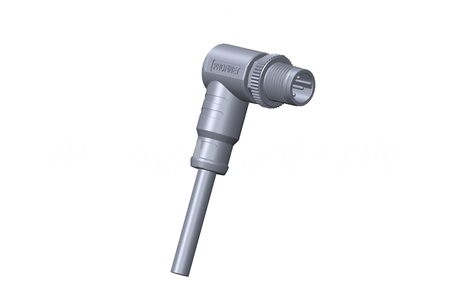 Amphenol Industrial Male 4 way M12 to Wire Lead Actuator/Sensor Cable, 1 m