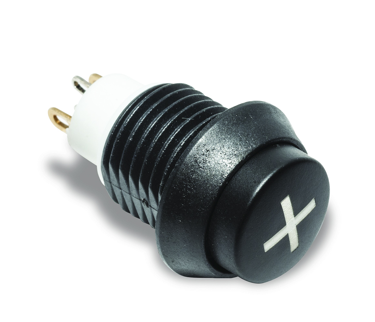 C & K Illuminated Push Button Switch, Momentary, Panel Mount, 13.7mm Cutout, SPST, Blue LED, 24V dc, IP67