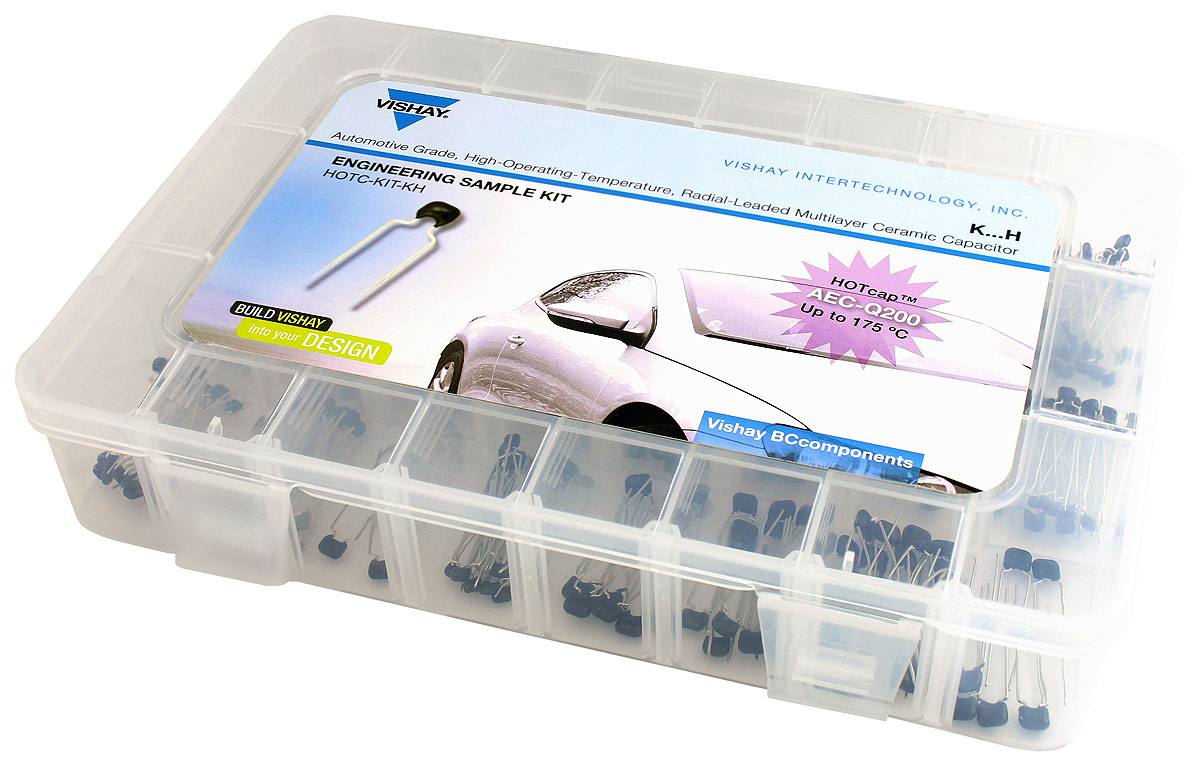 Vishay, Radial Ceramic Capacitor Kit 240 pieces
