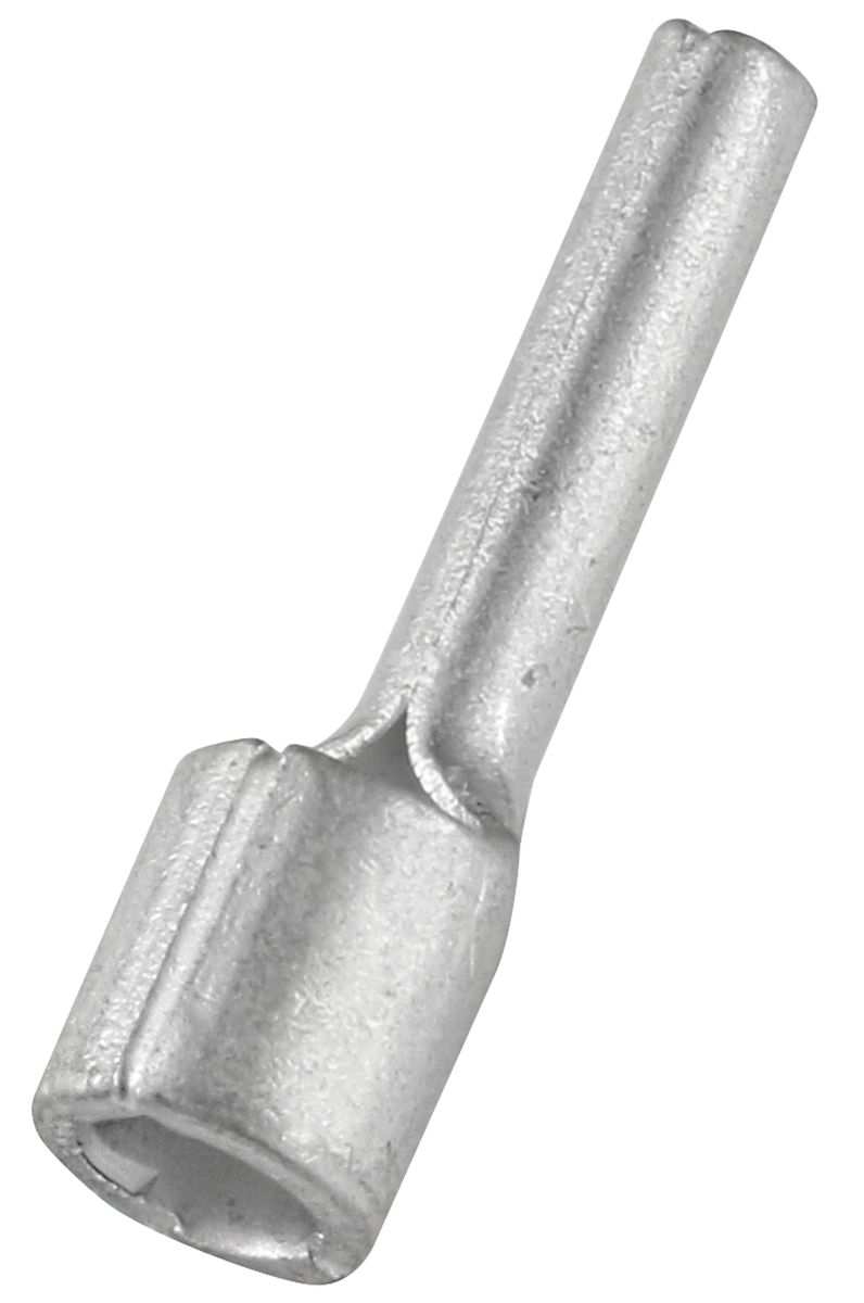 RS PRO Uninsulated Crimp Pin Connector, 2.5mm² to 6mm², 12AWG to 10AWG, 2.8mm Pin Diameter, 14mm Pin Length