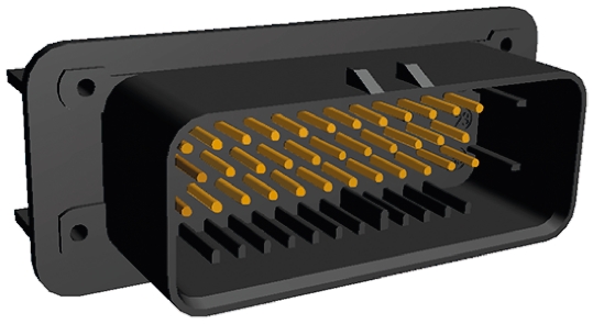 TE Connectivity, AMPSEAL Automotive Connector Plug Black Panel Mount 35 Way, Solder Termination 1-776180-1