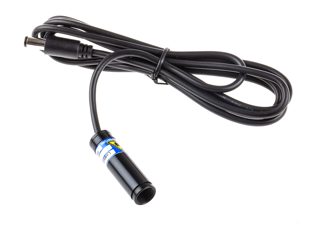 LaserLyte-Flex-635-5 Laser Module, 635nm 5mW, Continuous Wave Dot pattern