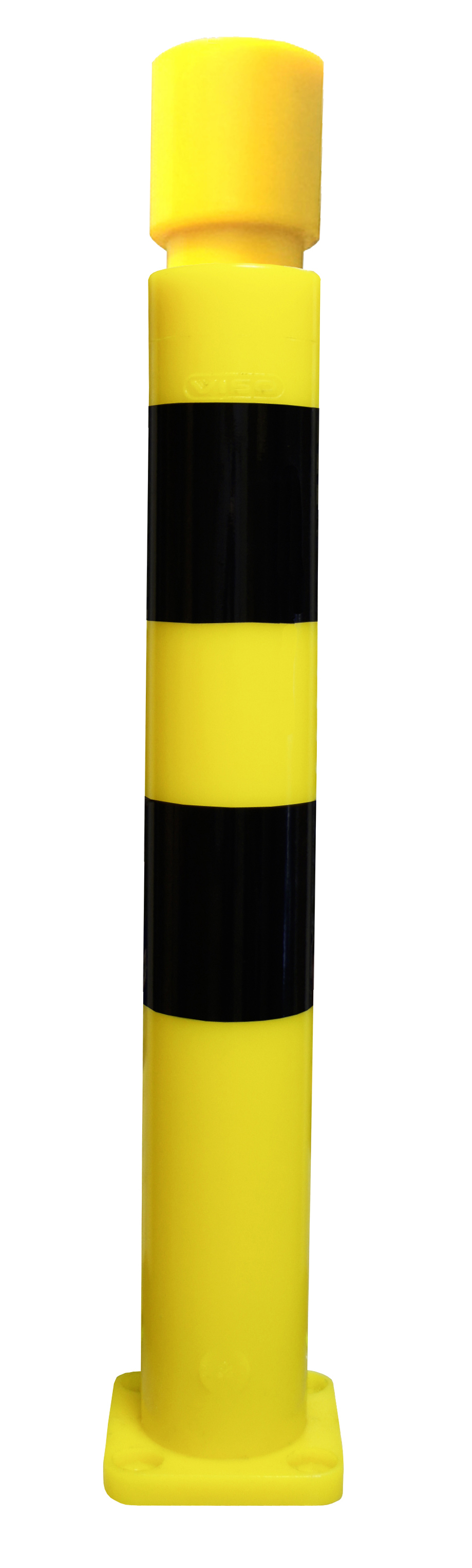 RS PRO Black & Yellow Polyurethane Post