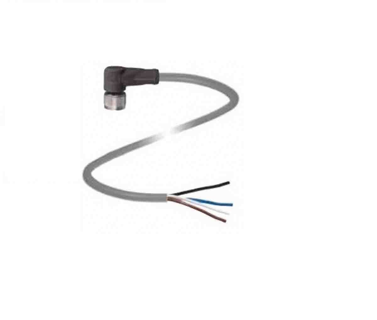 Pepperl + Fuchs Female 4 way M12 to Free End Sensor Actuator Cable, 10 m
