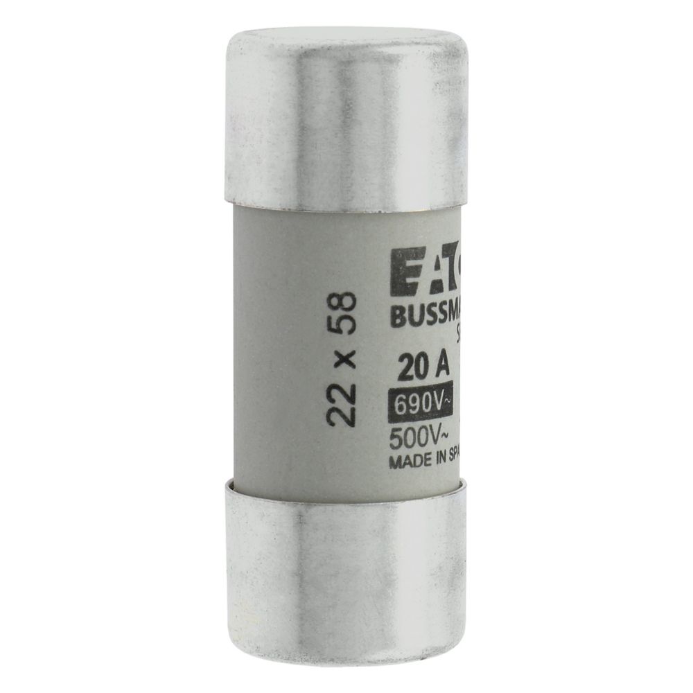 Eaton 20A Ceramic Cartridge Fuse, 22 x 58mm