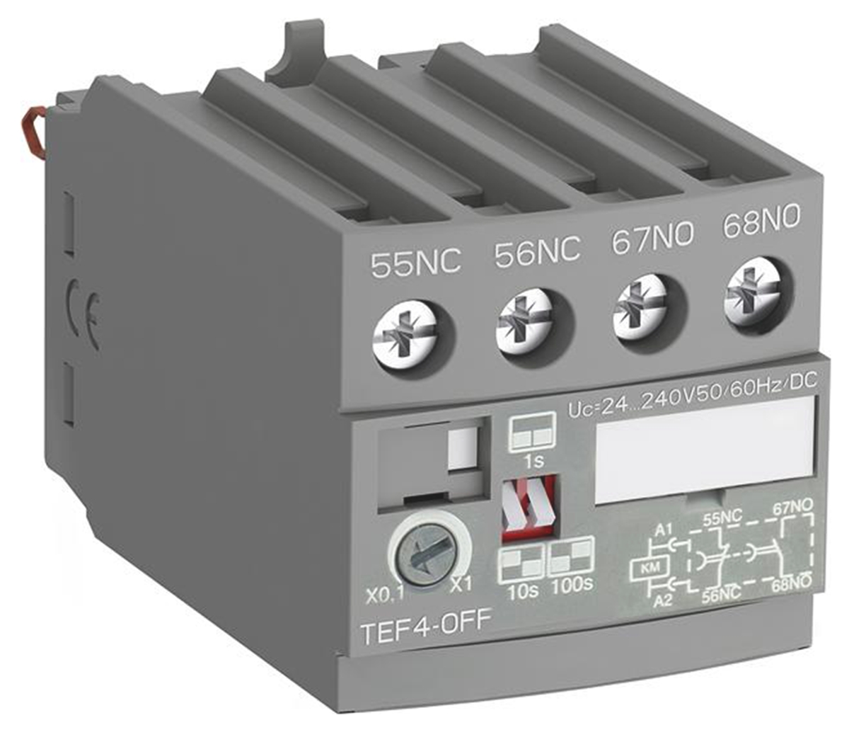 ABB AF Range TEF4 Contactor Relay, 3 A, 1NO + 1NC, 240 V