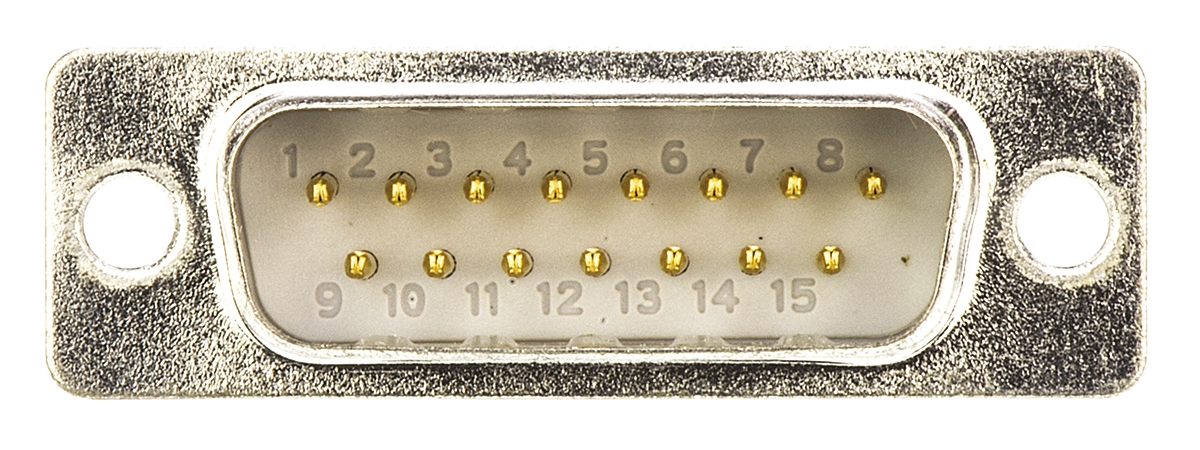 HARTING D-Sub Standard 15 Way Right Angle Cable Mount D-sub Connector Plug, 2.77mm Pitch
