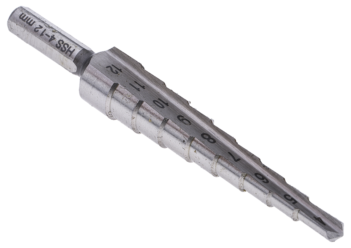 EXACT HSS Step Drill Bit 4mm x 12mm