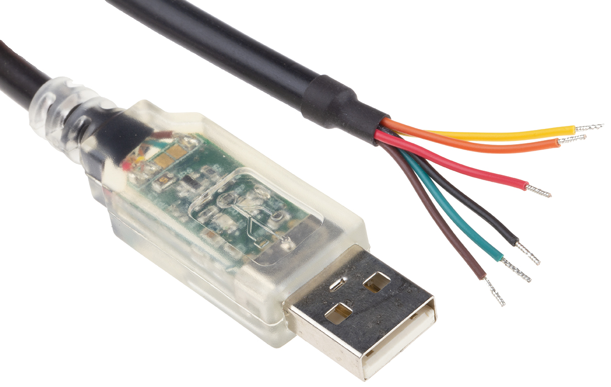 FTDI Chip TTL-232RG-VSW5V-WE TTL to USB Serial Converter Generic Cable for use with Devices with a logic level serial